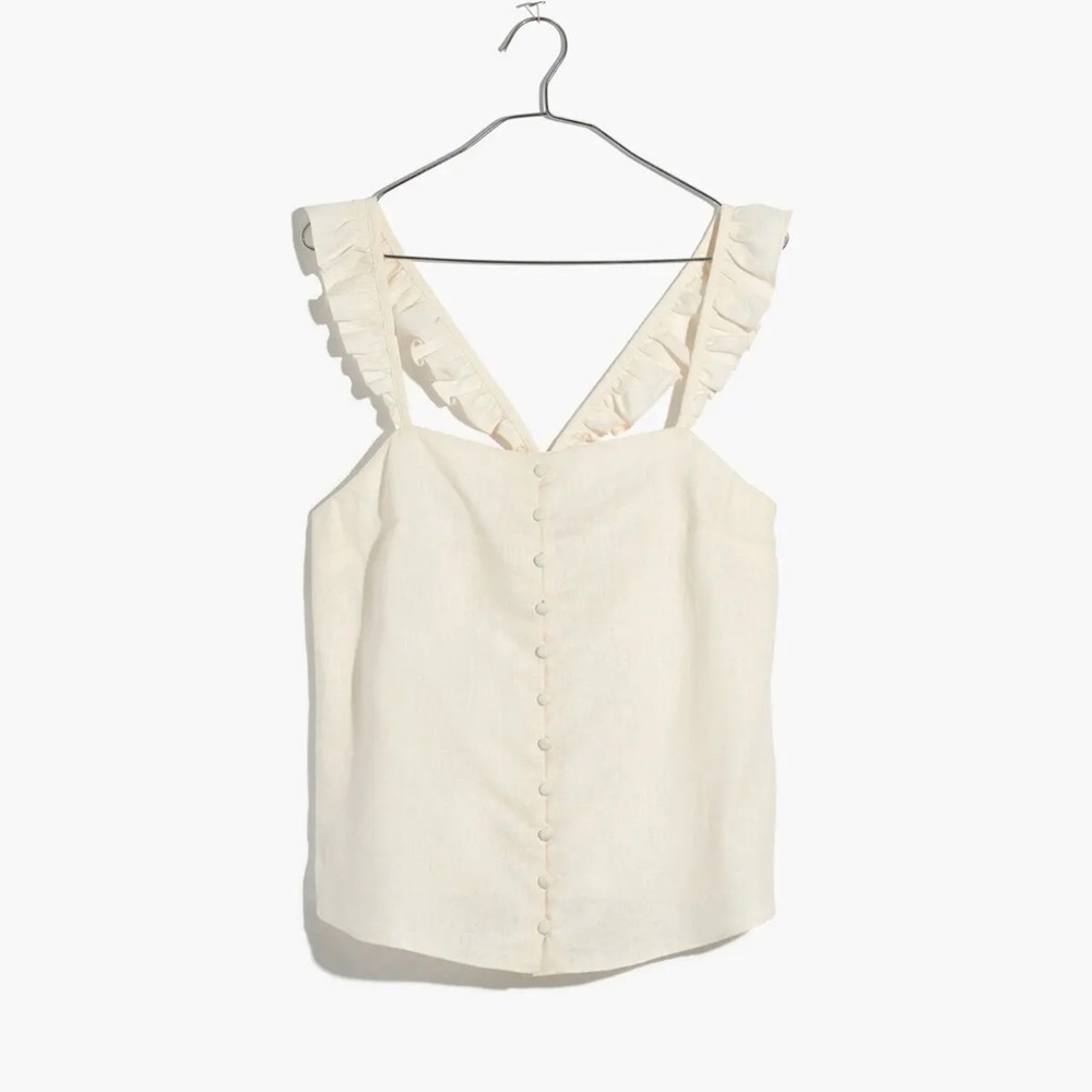 Mw Ruffle-Strap Cami Top - Picture 4 of 4